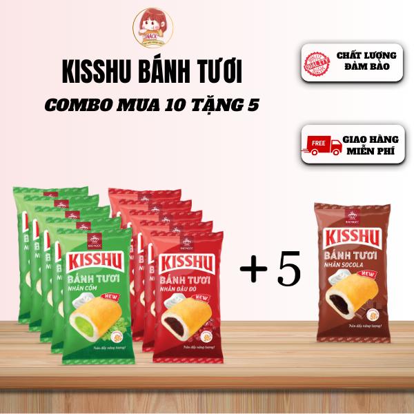 Mua 10 Tặng 5 Mua 10 Bánh Mì Nhân Cốm và Socola Tặng 5 Bánh Mì Nhân Đậu Đỏ Bánh Mì Bảo Ngọc