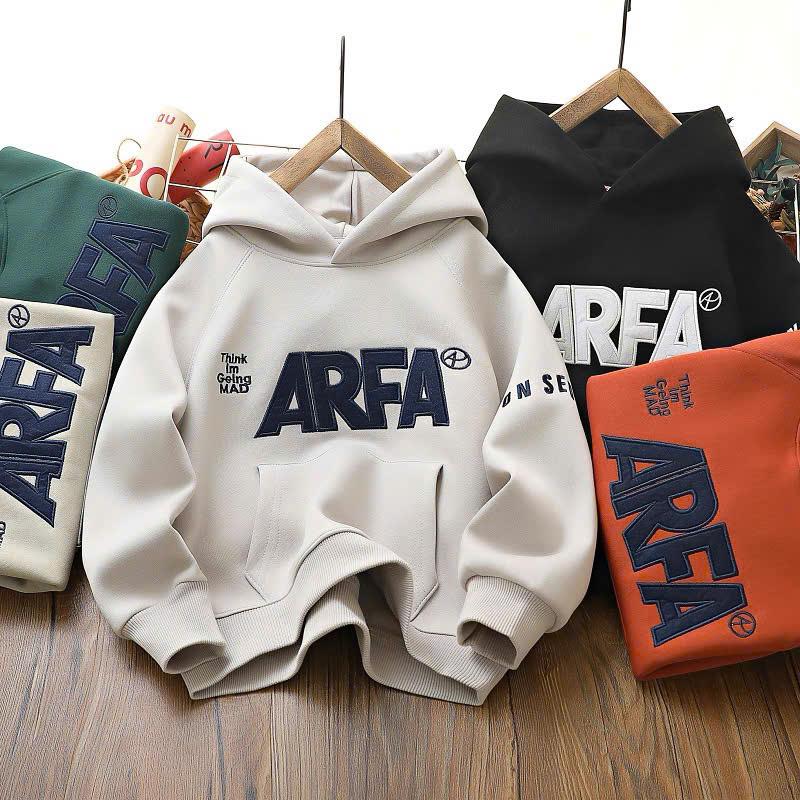 Áo Hoodie Nỉ Áo Khoác Nỉ Bé Trai Bé Gái Size Đại 17-50Kg Chất Liệu Nỉ Bông Cao Cấp Dày Dặn Vải Mềm Không Xù Không Nhăn Đường May Kỹ Cho Bé ARFA