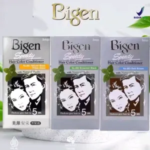 Bigen Speedy Hair Color Conditioner Cat Rambut Universal No.881 Hitam Alami No.882 Hitam Kecoklatan No.883 Coklat Tua Isi 40gr + 40gr Besar
