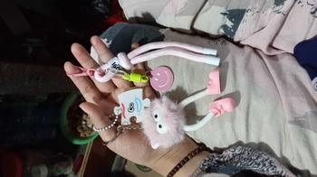 Product Review of gantungan kunci berbulu/Gantungan Kunci Briket Kecil Telinga Kucing Bulu Kelinci Rex - Qiqi Treasure from @**7 0