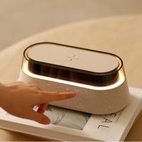 Gambar VIEWTEC W39 Speaker Bluetooth Wireless Charger Lampu LED Alarm Clock - Beige, Garansi 1 Bulan dari Licheers Official Store Kota Administrasi Jakarta Barat 2 Tokopedia