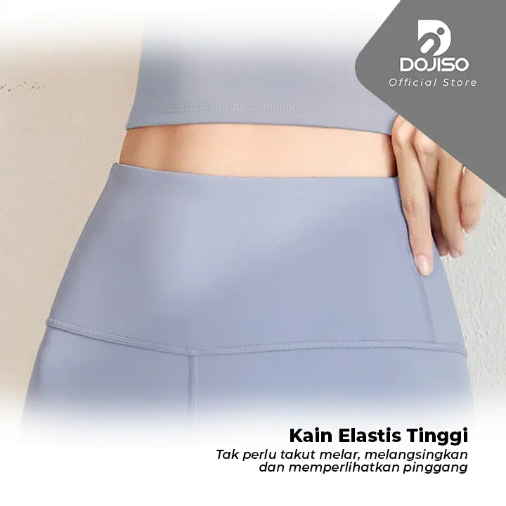 Legging Yoga Basic MT20 Celana Olahraga Wanita High Waist untuk Olahraga Senam Jogging Bahan Spandex Tebal 3