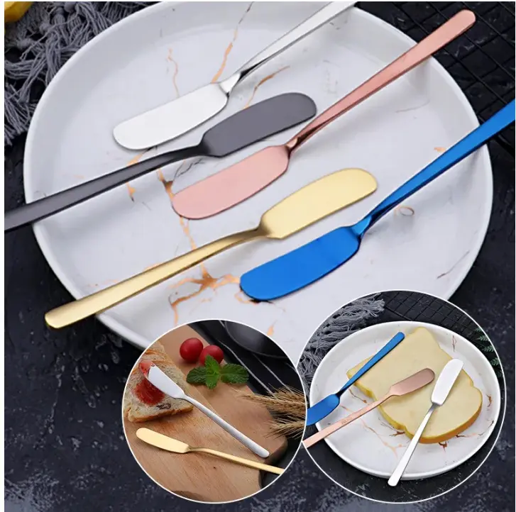 [SG seller] Stainless Steel Butter Knife, Cheese Knife, Jam Knife, Cream Jam Honey Spreader Butter Scraper