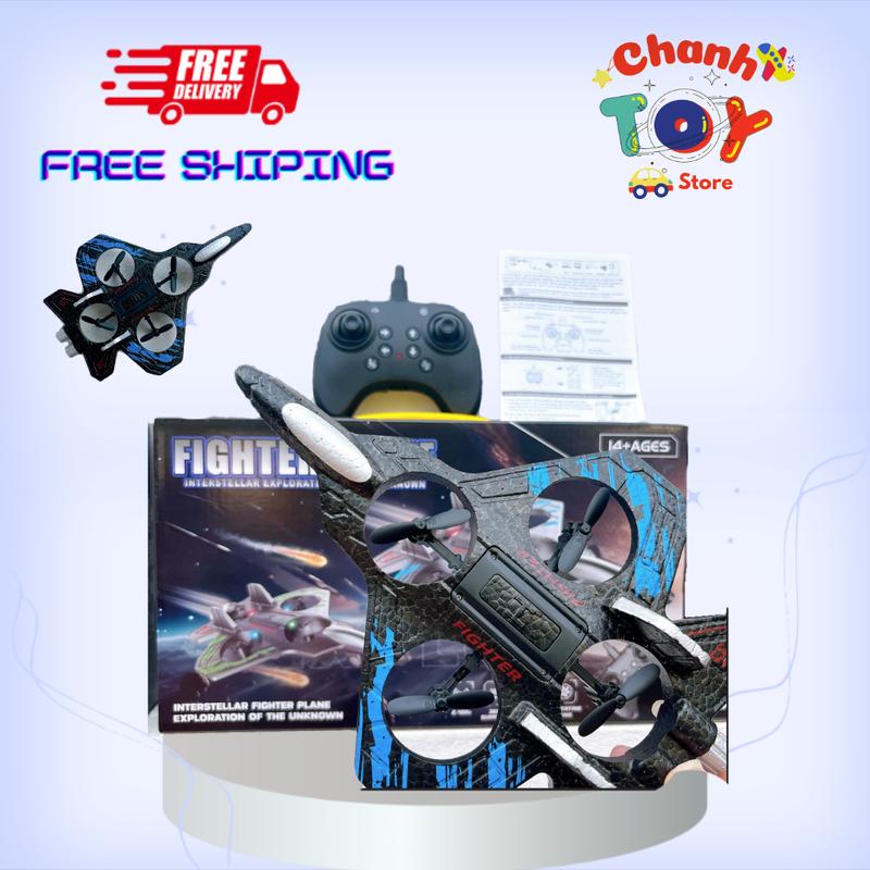  Máy Bay Chiến Đấu Điều Khiển Từ Xa Nhào Lộn Xoay 360  Tặng Pin ĐK  