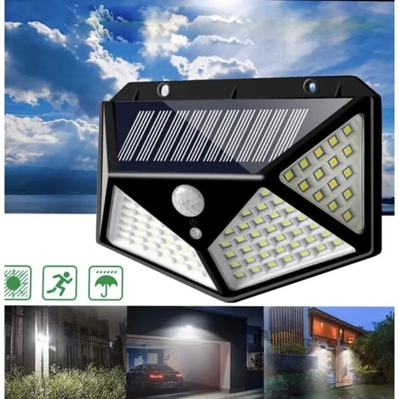 LAMPU SOLAR CELL 100 LED LAMPU TAMAN QUTDOOR 100 LED Kotak