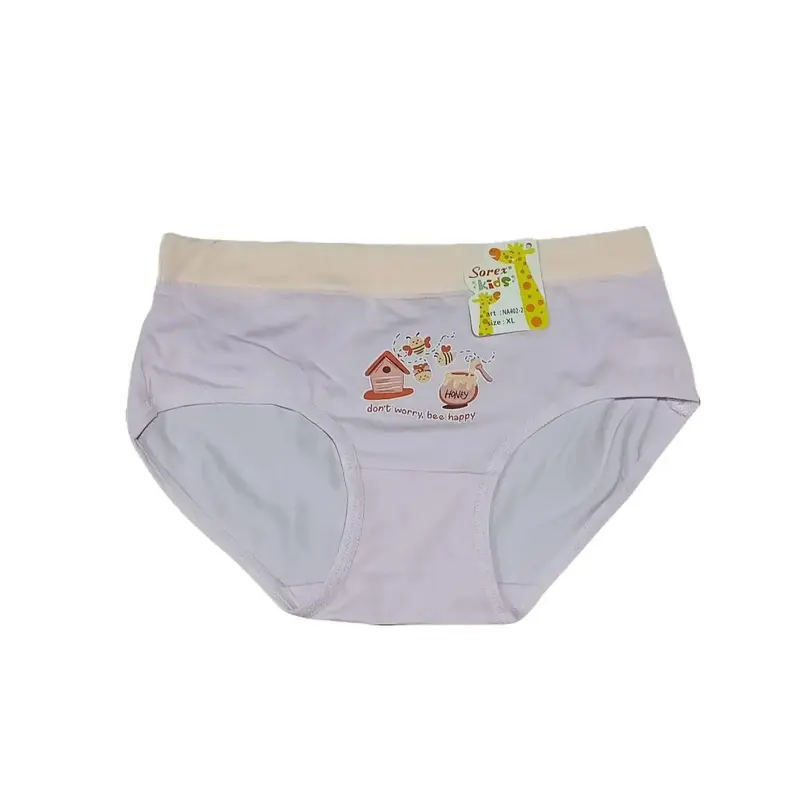 Sorex Kids (3pc, 6pc, 12pc) CD/ Celana Dalam Anak Perempuan Segitiga  NA402-2 SuperSoft Motif Fashion 2