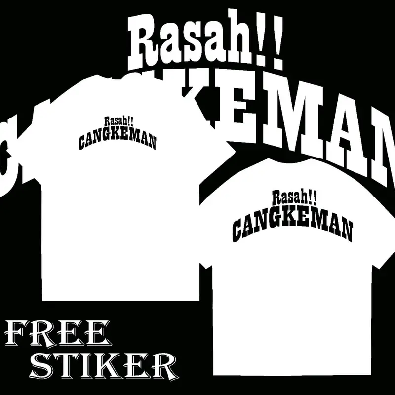 Kaos Rasah Cangkeman Kain Katun 30s 1