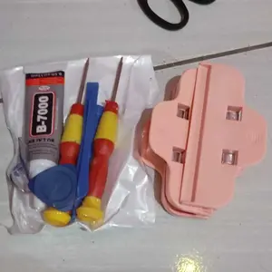 Paket Kumplit Alat Service HP Handphone Obeng 10 in 1 Set Plus Lem T7000 15ml & B7000 15ml Penjepit LCD untuk Keperluan Service HP Anda