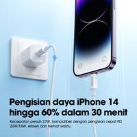 Gambar 【BISA COD】Acome Kabel Data Type C to Lightning PD 27W Fast Charging 3A For iPhone 2 Meter AOR-CC/CL200 Garansi 12 Bulan Panjang Cable - AOR-CL 27W (C TO L) 2M dari Acome Indonesia Kab. Tangerang 2 Tokopedia