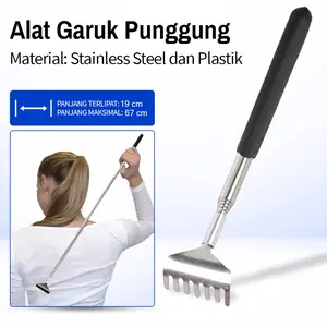 Alat Garuk Punggung Rake Scratcher Stainless Steel