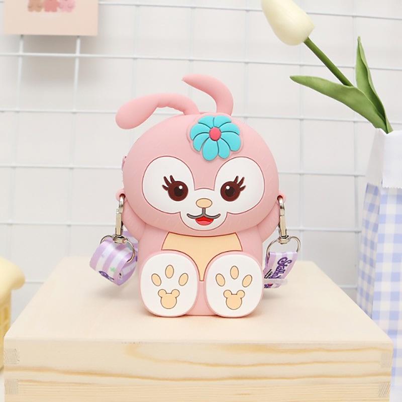 Tsabit Tas Silikon Anak Dompet Koin Selempang Karakter Lucu Fashion Stellalou 7