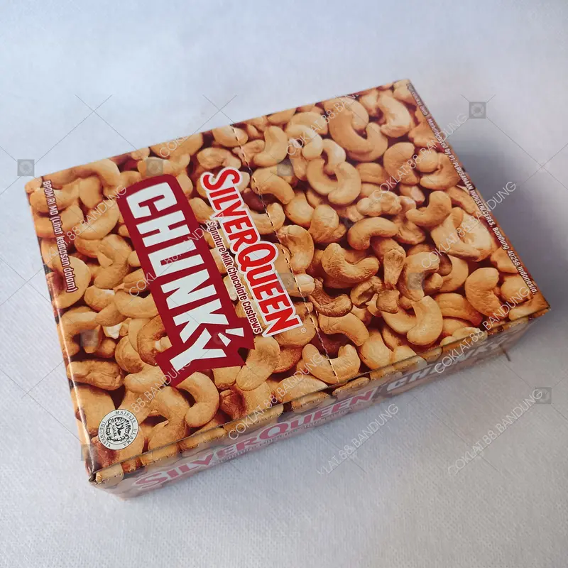 SILVERQUEEN CHUNKY BAR 1 BOX, COKLAT SILVERQUEEN CHUNKY BAR MINI 12 X 26gr, COKELAT SILVER QUEEN CHUNKY BAR 5