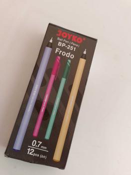 Product Review of (12 PCS) Ball Pen Pulpen Pena Joyko BP-251 Frodo 0.7 mm from 😶**️ 0