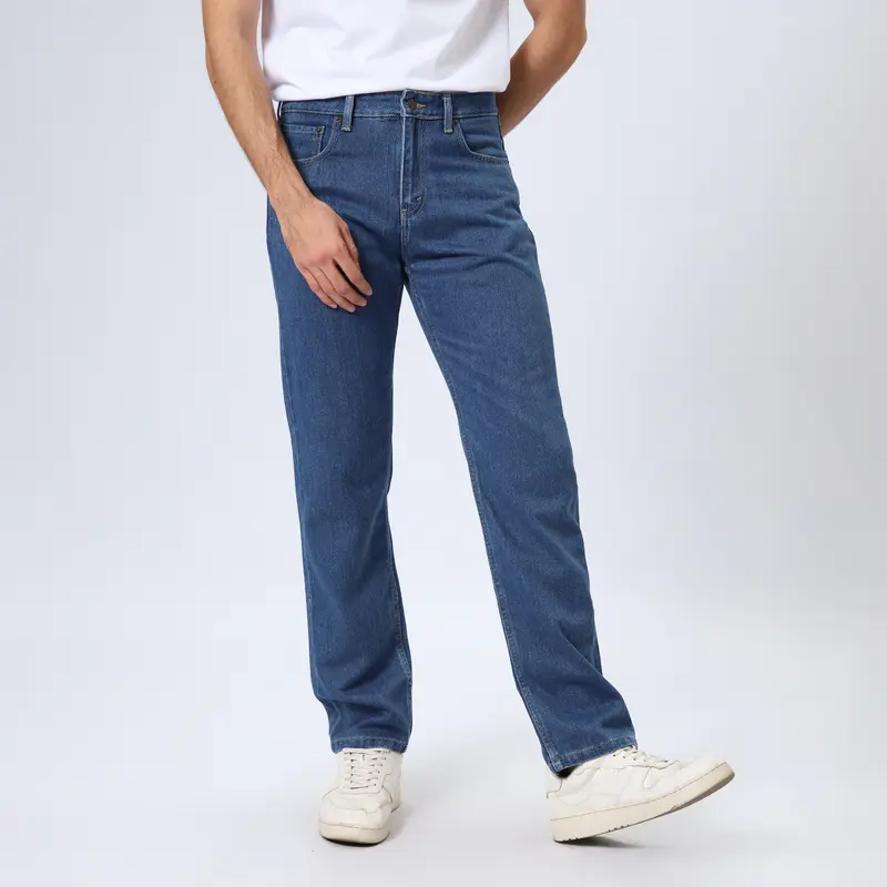 Edwin Jeans - 801 Reguler Straight Fit Soft Jeans Vintage Indigo - Celana Panjang Denim Pria waist Light Retro Dewasa Reguler Fit Dark Distro  no Stretch 0