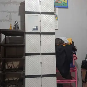 LEMARI PLASTIK PAKAIAN KIV PROMO KUNCI KACA 2 SUSUN 3 SUSUN 4 SUSUN DAN 5 SUSUN