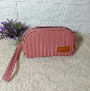 DOMPET WANITA MURAH - OVAL 2RUANG WANITA MOTIF SALUR BY FAEZYA