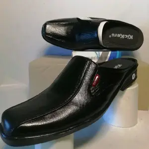 Sepatu sandal selop bustong, sepatu pantopel bustong, sepatu kantoran, sepatu pantopel pria
