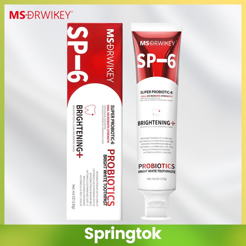 MS-DRWIKEY Super Probiotic SP-6 Toothpaste Spring Mint Burst - TikTok Shop