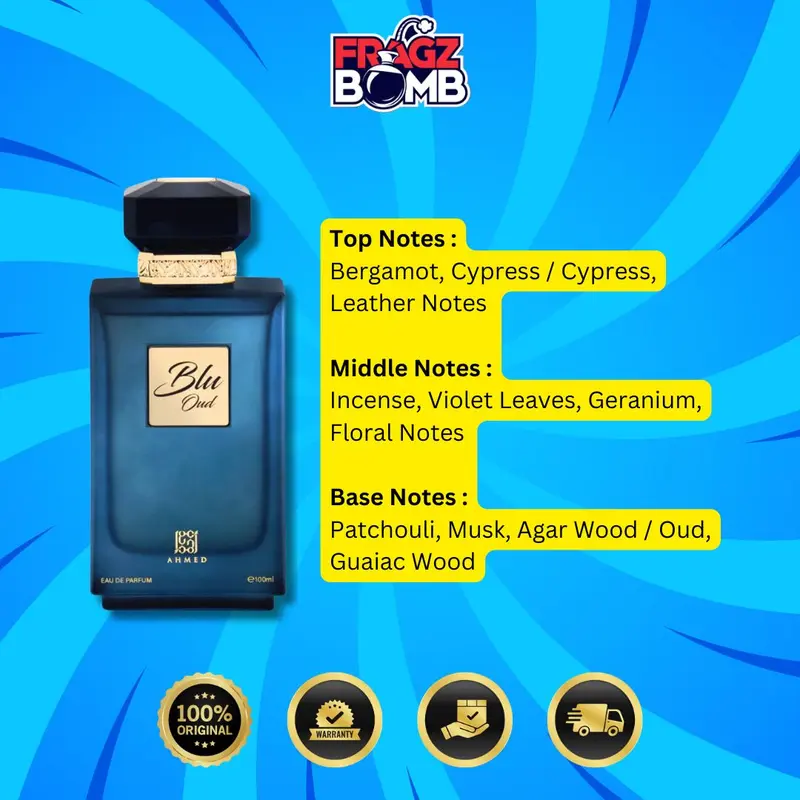 [DECANT] Blu Oud Ahmed Al Maghribi - Parfum Pria Tahan Lama 1