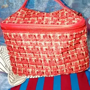 HOLO Pouch Make Up Tas Kosmetik Aesthetic Korea Tas Makeup Organizer Premium Besar Travel Bag Pouch