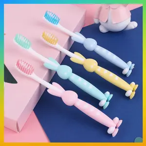 [PAKET 4 PCS] Sikat Gigi Anak 4 PCS / Sikat Gigi Balita / Sikat Gigi Anak Lucu / Sikat Gigi Halus & Lembut Karakter Beruang Kelinci / Sikat Gigi 4 in 1