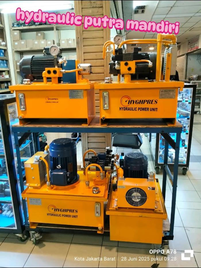 Jual HYDRAULIC POWER UNIT HPU 100 LITER 7,5 HP DAN 10 HP 3 PHASE - 7,5 ...