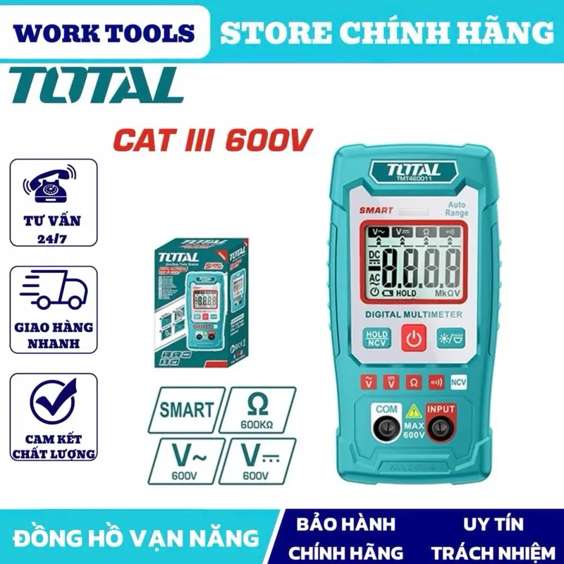 Đồng hồ đo điện vạn năng TOTAL TMT460011
