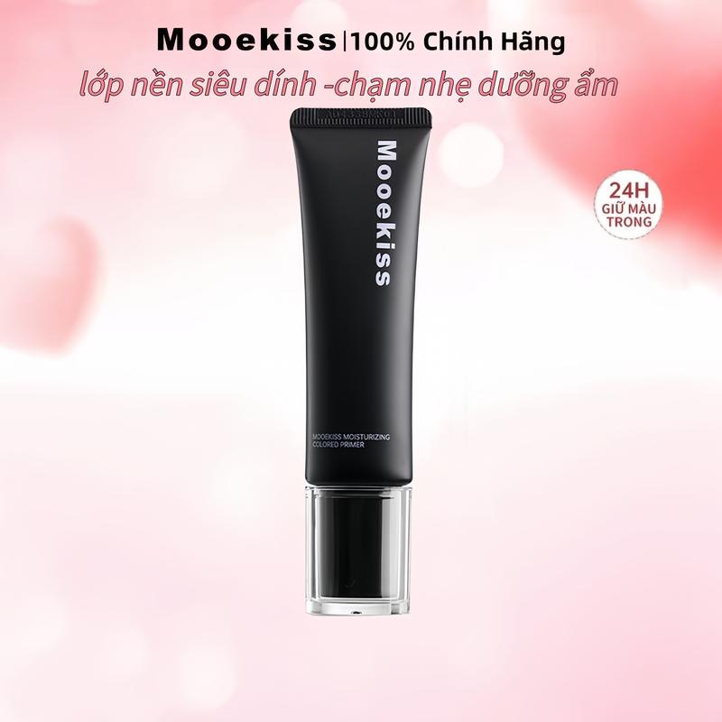 Mooekiss Kem Lót Dưỡng Ẩm Chỉnh Màu - 2 Tông Màu Tím Xanh Lá Cải Thiện Sắc Tố Da Giữ Ẩm 12H 30ml,Quà Tặng Dịp Lễ
