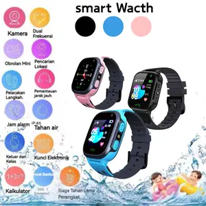 Smartwatch Anak Z1 GPS SOS Kamera Tahan Air IP67 Bisa Telpon Chat untuk Siswa SD dengan Kartu SIM  Nano Pelacakan Lokasi Presisi dan Tombol SOS Darurat