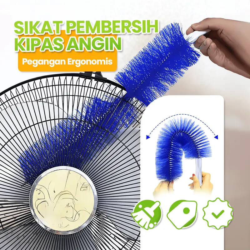 Sikat Pembersih Debu Kipas Angin Jendela Tirai Gordern Ac Kemoceng Serbaguna 0