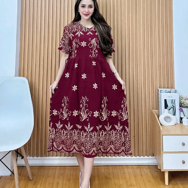 Daster Chibi Motif Terbaru Murah Mewah dari Rayon - Model Panjang Busui Bumil 0