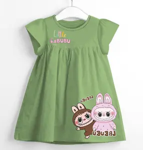 DRESS anak perempuan LITTLE LABUBU ready stock...