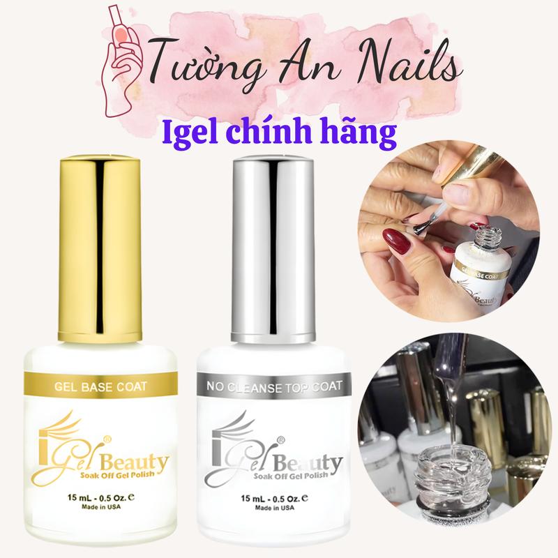Base, Top IGEL chính hãng USA - Sơn liên kết móng 15ml Sơn Gel