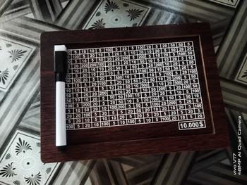 Product Review of Kotak Tunai, Dengan Kaunter, Bahan Kayu, Bank Piggy, Sesuai untuk Kanak-kanak dan Dewasa, Menyimpan Wang, Laci Kaunter Tunai, Menyusun Kraf, Rumah from M**k 0