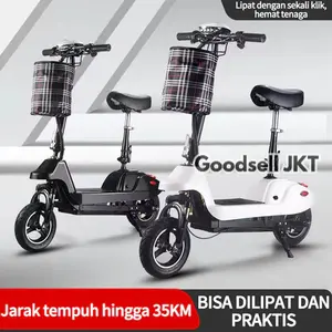 [TERMURAH] Scooter Electric Skuter Listrik Size Mini Foldable Desain Elegant Dan Mewah