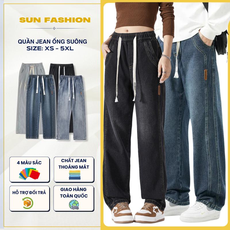  Quần ống rộng bigsize nam nữ SUN N9 retro quần hàn quốc unisex quan Ong Menswear 