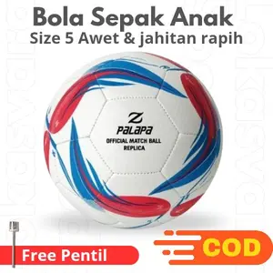 Bola Sepak Anak anak & Dewasa Palapa Api Size 5 Jahitan Rapih Bahan Ac Dop