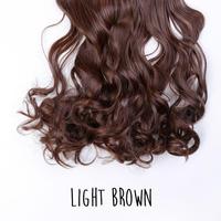 Gambar half wig curly daily natural big layer hair clip hair clip wavy dari e.cos Kab. Bogor 3 Tokopedia