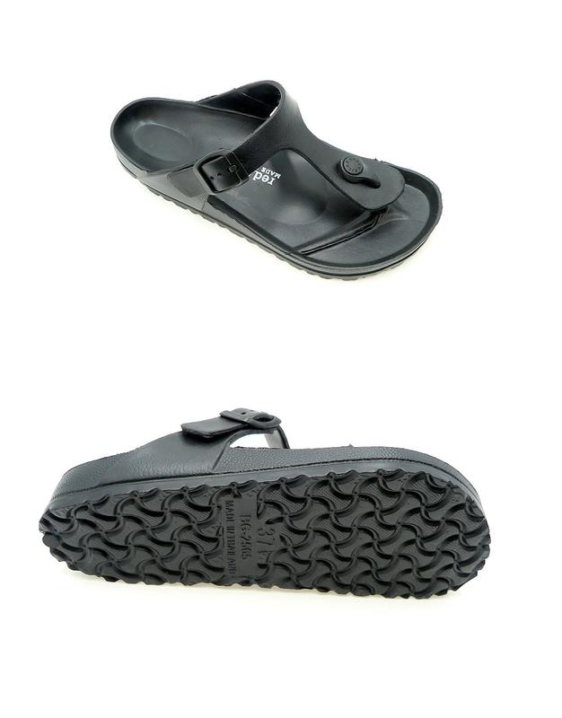 Fashion Paolo Unisex Rubber Slippers in 2 Colors (2565) kate middleton wedge heels butlins slide woman kuning lisa open toe court 5