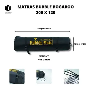 BISA COD Matras Bubble Camping Bogaboo 200 x 120 CM - Matras Double - Matras Foil Double Side - Matras Alumunium Bubble Tebel - Matras Alu Alas Tenda