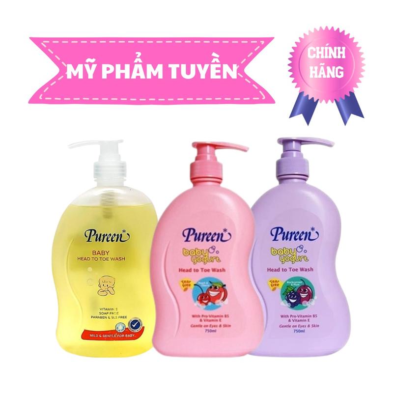 Sữa Tắm Gội Toàn Thân 2 IN 1 Pureen 750ml 0