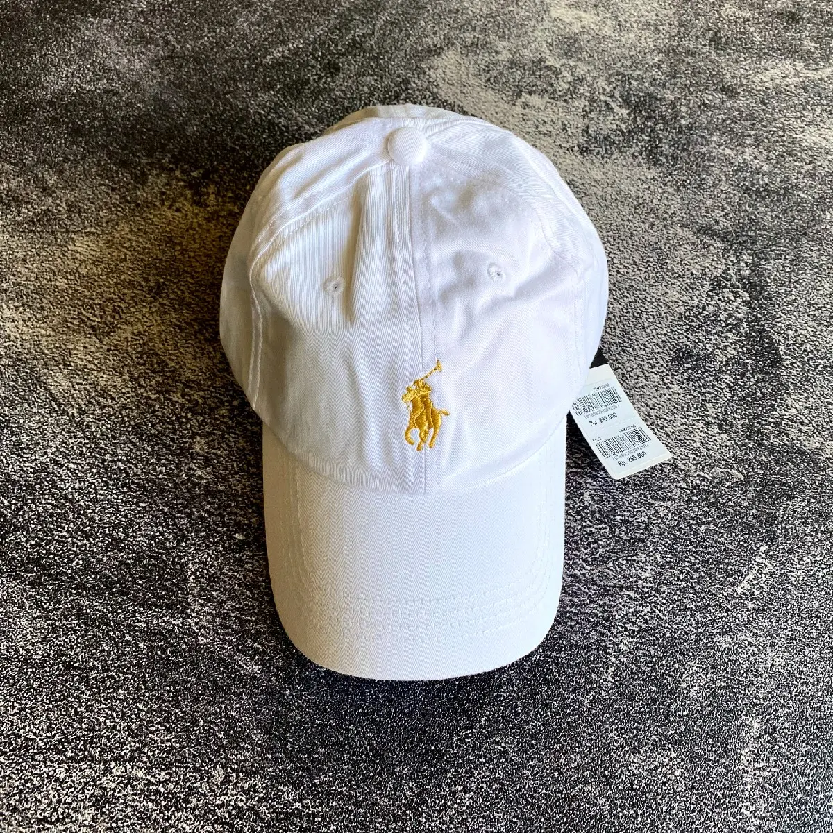 TOPI POLO ORIGINAL PUTIH GOLD