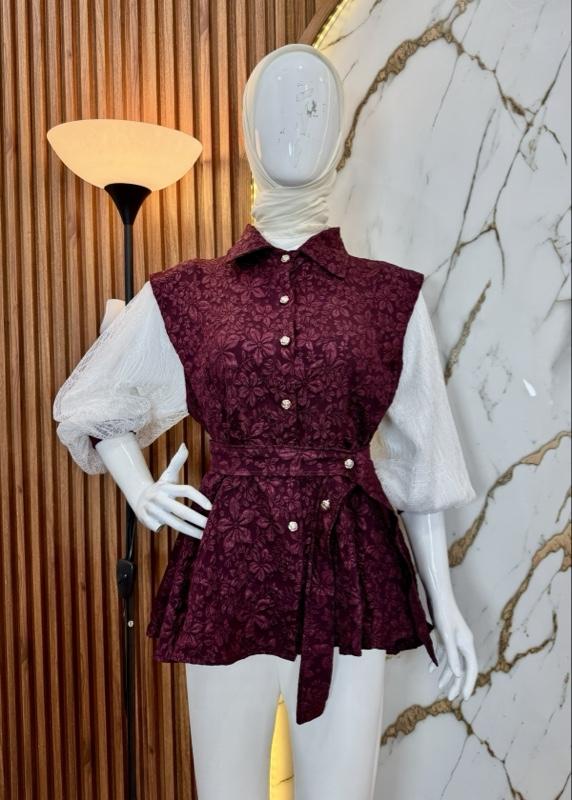 Rosie Blouse Atasan Wanita Kekinian - Atasan Wanita Cantik Elegan