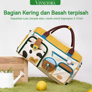 VINNETORA Travel Bag Tas Gym Wanita Tas Bahu Wanita Tas Mudik Tas Wanita Lucu 1154