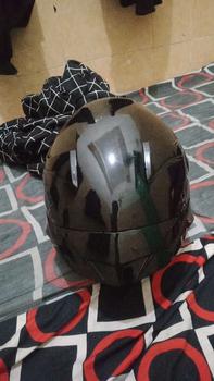 Product Review of Helm Full Face Mla  crypton tt course terbaru Soid Glosy Kaca Visor Clear Blue Red Gold/Helm Full Face Terbaru Mla Crypton SNI Original MLA (BISA COD) from 𝐕**™ 3