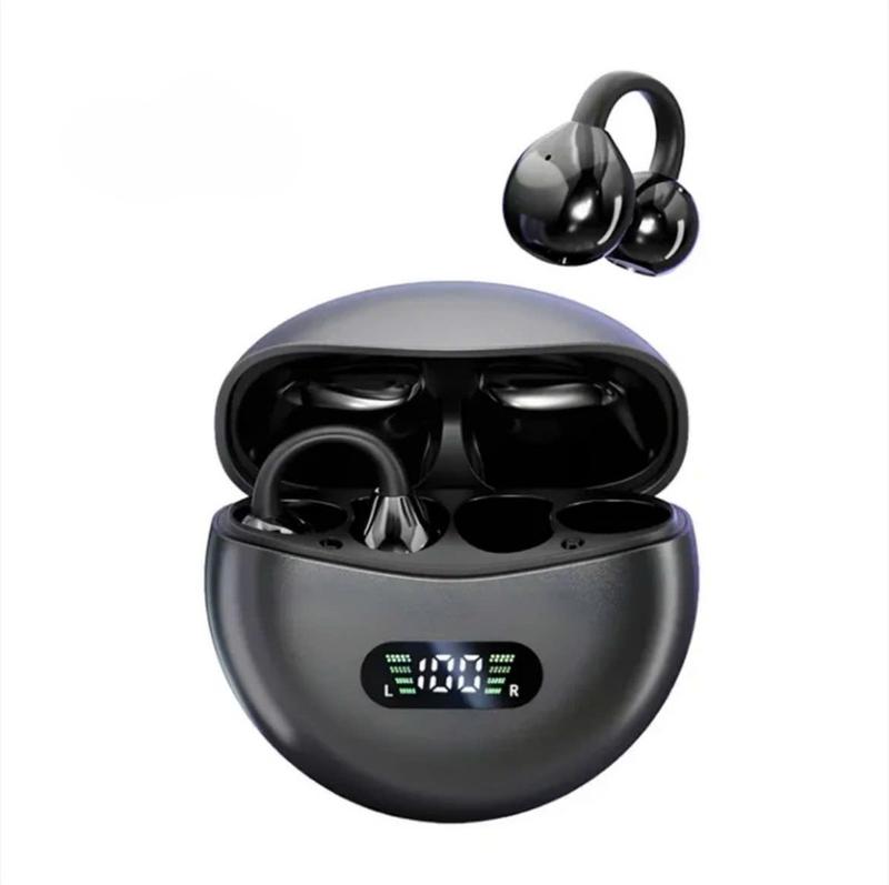 COD Tai nghe Bluetooth thể thao Bluetooth 5.3 móc tai chống rơi âm thanh chất lượng cao màn hình LED pin lâu cảm ứng tiện lợi chống ồn đàm thoại phù hợp vận động chạy bộ đạp xe tập gym