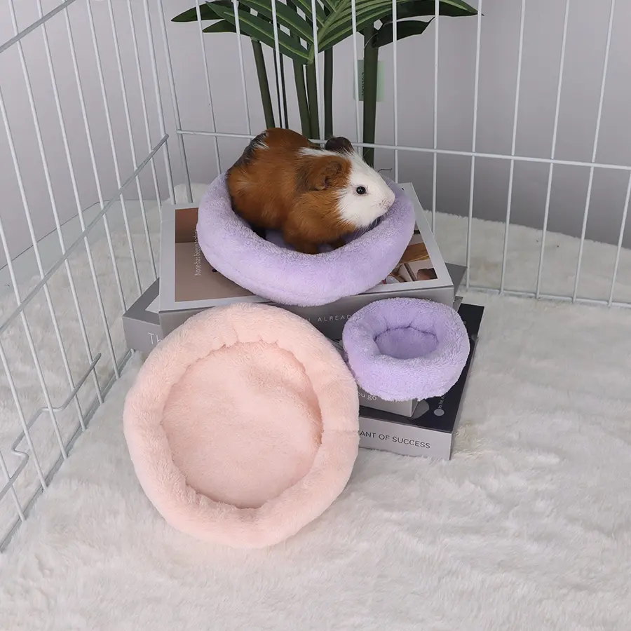 Small Pet Hamster Round Mattress,  Soft and warm small animal mattress for hamsters/squirrels/guinea pigs and other small animals.