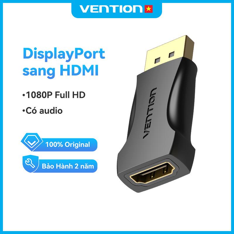 Bộ Chuyển Đổi Display Port Sang HDMI Vention Full HD 1080P@60Hz Mạ Vàng