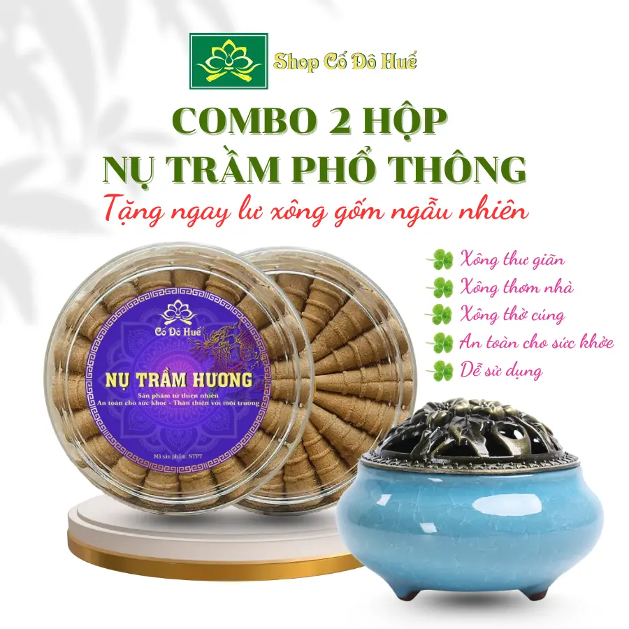 Nụ Trầm Hương Cố Đô Huế, Nụ Trầm Sạch Giá Tận Xưởng, Xông Nhà và Thờ Cúng Dầu Thơm Phòng xịt  phòng tinh dausach