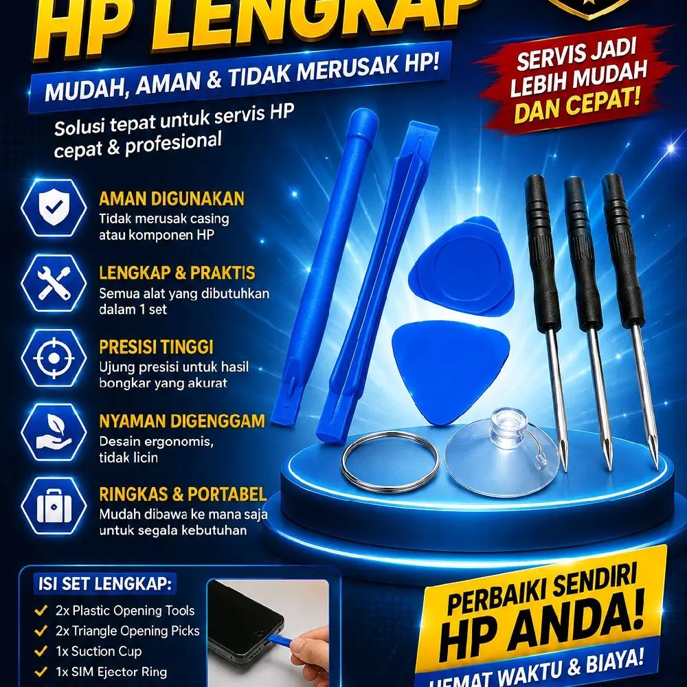 OBENG HP HANDPHONE 8IN GAMPANG DI GUNAKAN